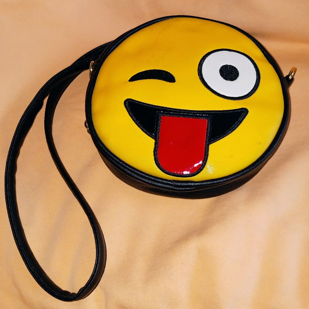 Olivia Miller Cross Body Silly Emoji Bag